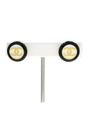 Chanel Earrings Brown